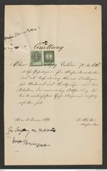k.k. naturhistorisches Hofmuseum, Intendanzakten 1885-1896 (Hauer), Aktenzahl Z.652/1893, Seite 19